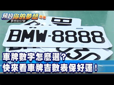 好車牌|好運車牌號碼選購指南：解讀車牌數字的吉利寓意 